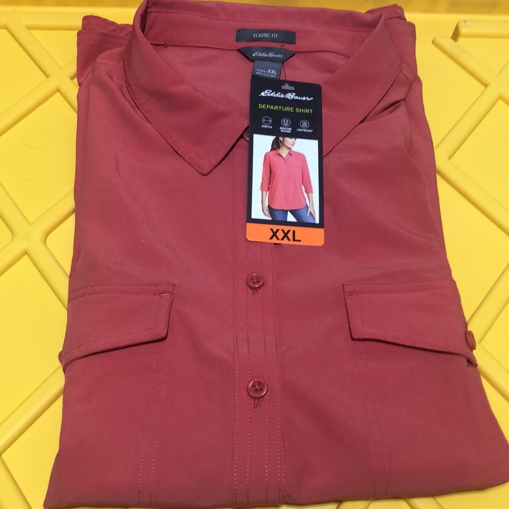 Eddie Bauer Departure 2.0 Long-Sleeve Shirt nwt